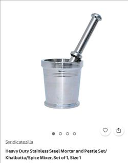 Heavy Duty spice mixer / pestle set / idi kal