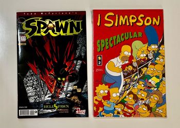 Todd McFarlane Italian Spawn #65 + I Simpson Spectacular #2 – not US editions
