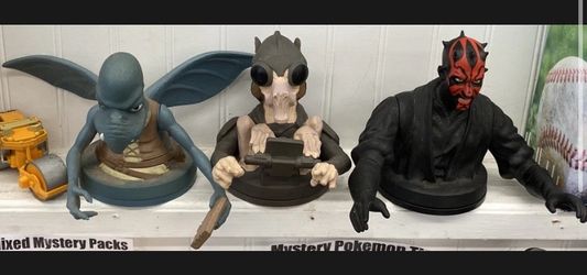 Star Wars 1999 Episode 1 Taco Bell Cup Lids Darth Maul Watto sebulba (READ DESC)
