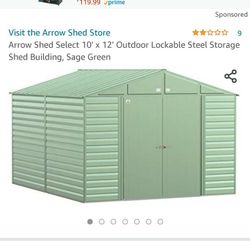 Brand New 10x12 Storage Building 