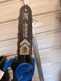 Kobalt 40V Max Brushless 10-Inch Chainsaw tool only