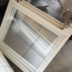 IKEA White Glass Entertainment Doors