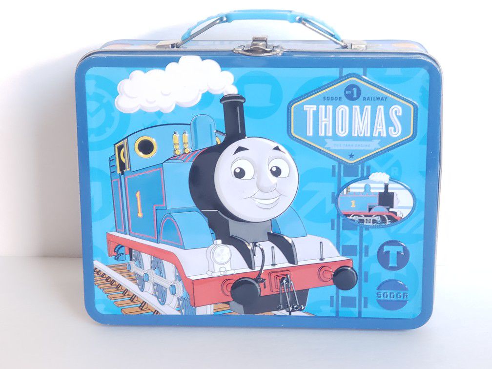 Thomas The Train Tank Engine Sodor Railway Metal Lunchbox Container 