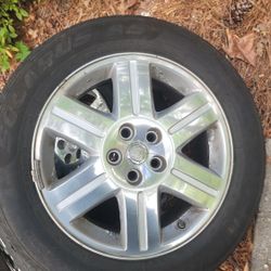 225/60R/18 chrysler 300 factory tires and wheels