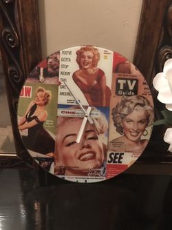 Vintage Marilyn Monroe Clock 💋💄