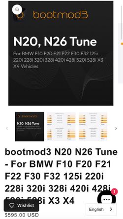 N20 Bootmod3 Tune