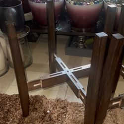 Set 2 Wood 🪵 Plant Stand 
