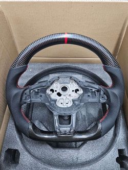 BRAND NEW 2015-2020 Volkswagen VW Golf MK7 GTI Real Carbon Fiber Steering Wheel