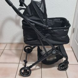 Pet Stroller With Canopy And Removable Basket - Brand New
