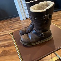 Leather ugg Boots