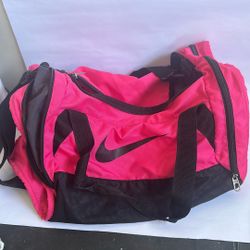 Pink Nike Duffel 