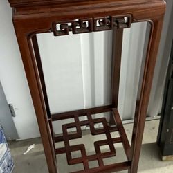 Hand Carved Rosewood Stand