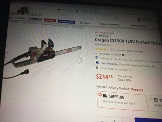 Oregon CS1500 120 v Corded and Homelite