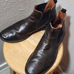 Frye Men Leather Paul Chelsea Boots-10D 