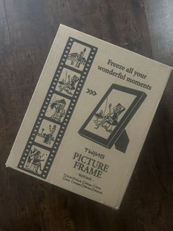 Brand New 6 Black Solid Wood Frames Set