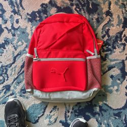Puma Red Backpack.