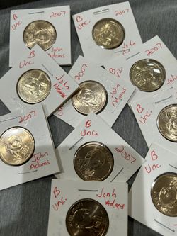 Uncirculated John Adam’s Presidential Dollar