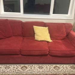 Sofa and a love seat plus art work