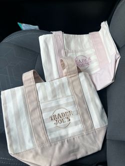 Limited edition Trader Joe’s stripped tote