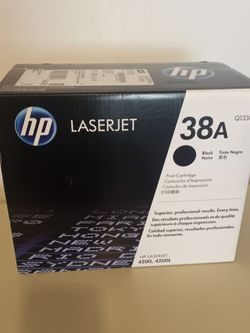 HP LaserJet Printer Cartridge 38a Black