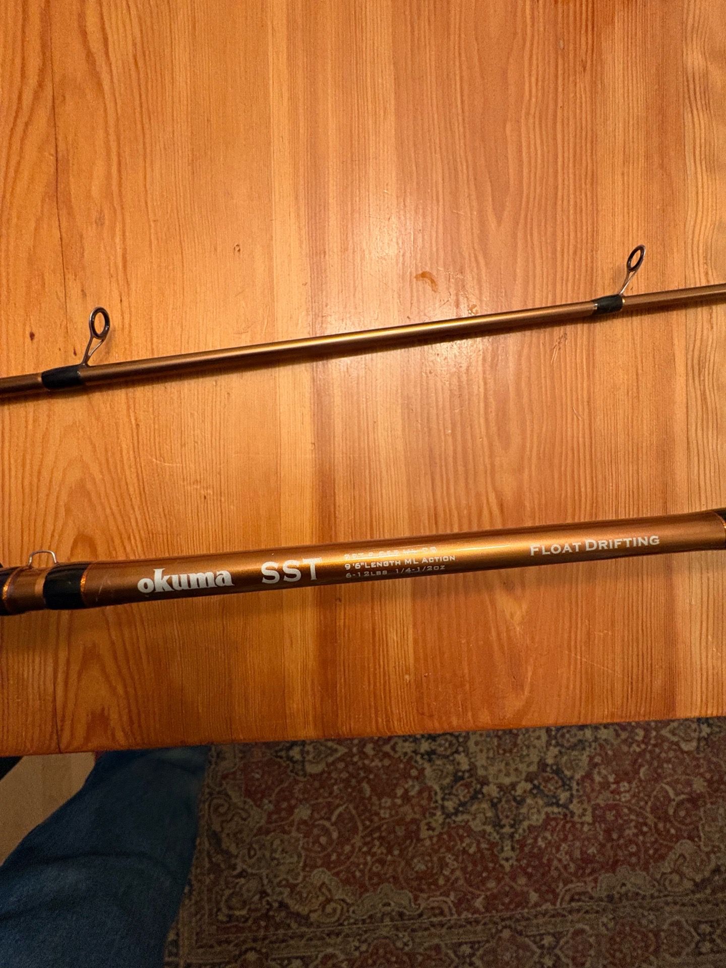 Okuma SST 9’6” spinning fishing rod w/carbon grip (salmon, steelhead, trout)