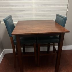 High Top Table With Two Chairs 