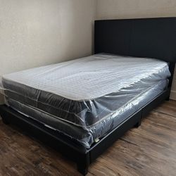 NEW FULL MATTRESS WITH BOX SPRING ♨️ Bed frame is not included 