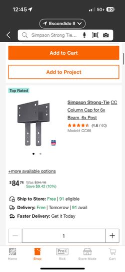 Simpson Tie 6x6 Connectors