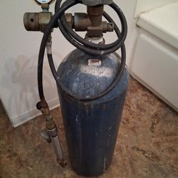 Compressed Nitrogen Air Tank With Valve