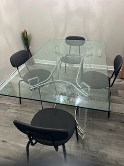 Glass Dining Table