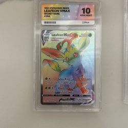 Leafeon Vmax psa 10