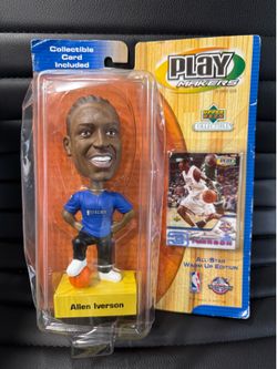 NBA ALLEN IVERSON PHILADELPHIA 76ERS UPPER DECK COLLECTIBLE BOBBLE HEAD