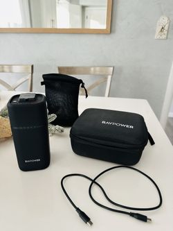 RAVPower portable charger (power bank) and a carrying case $70
