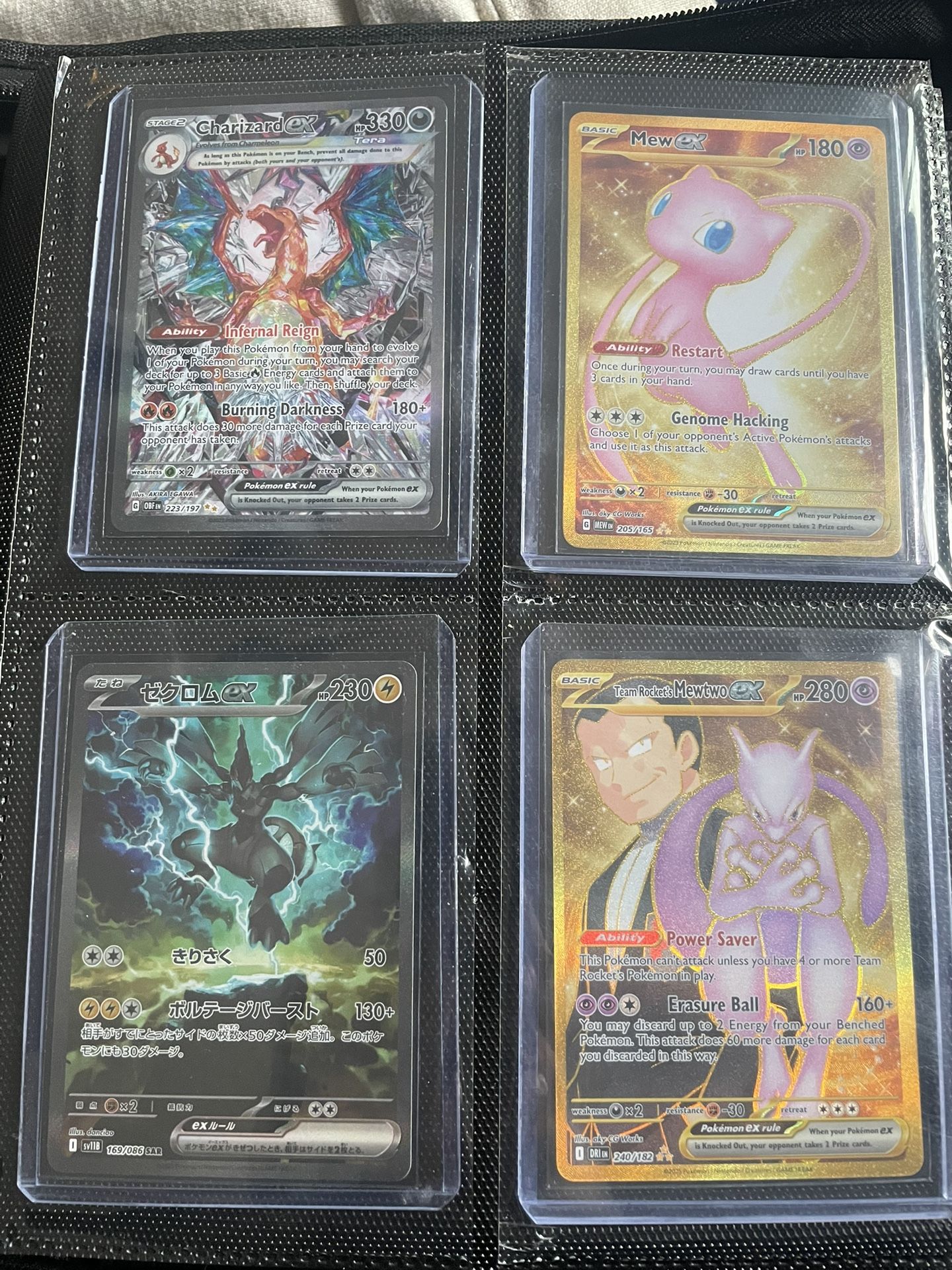 Top Loader Binder Pokemon Cards