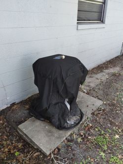 Charcoal grill with cover