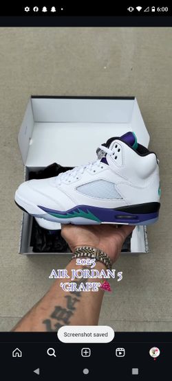 Jordan 5 Grape 🍇 men Size 13, Size 14