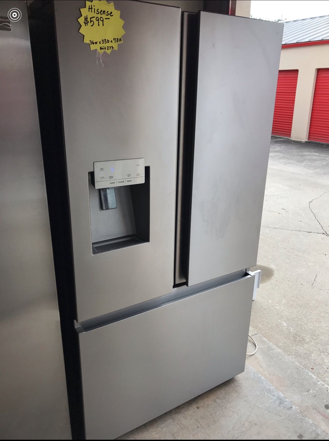 Hisense Refrigerator $599