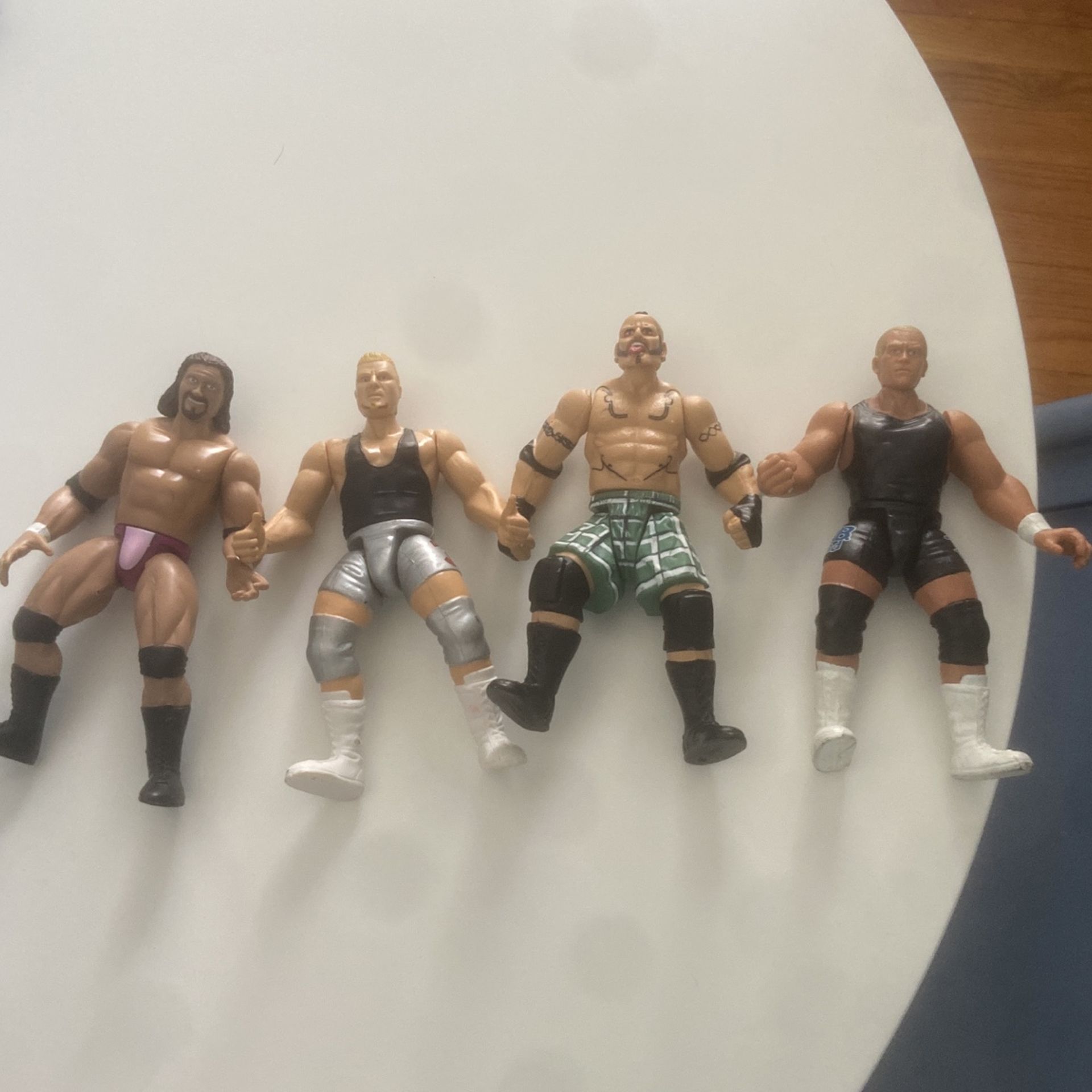 WWF Attitude Era Action Figures (Val Venis, Jeff Jarrett, Droz, Bob Holly)