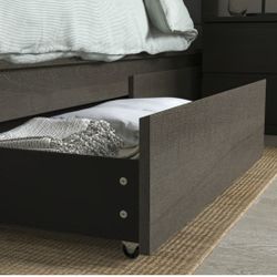 Set Of Two Ikea Under Bed Storage Drawers Set Of Two Wheel On $50