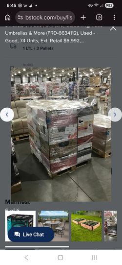Costco liquidation pallet items