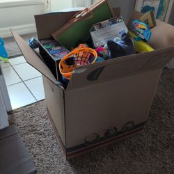 Box Of Kids Toys $10
