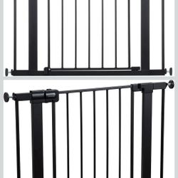 Safety 1st Easy Install 29" Tall,  28"-38" Wide Walk Thru Gate, Black