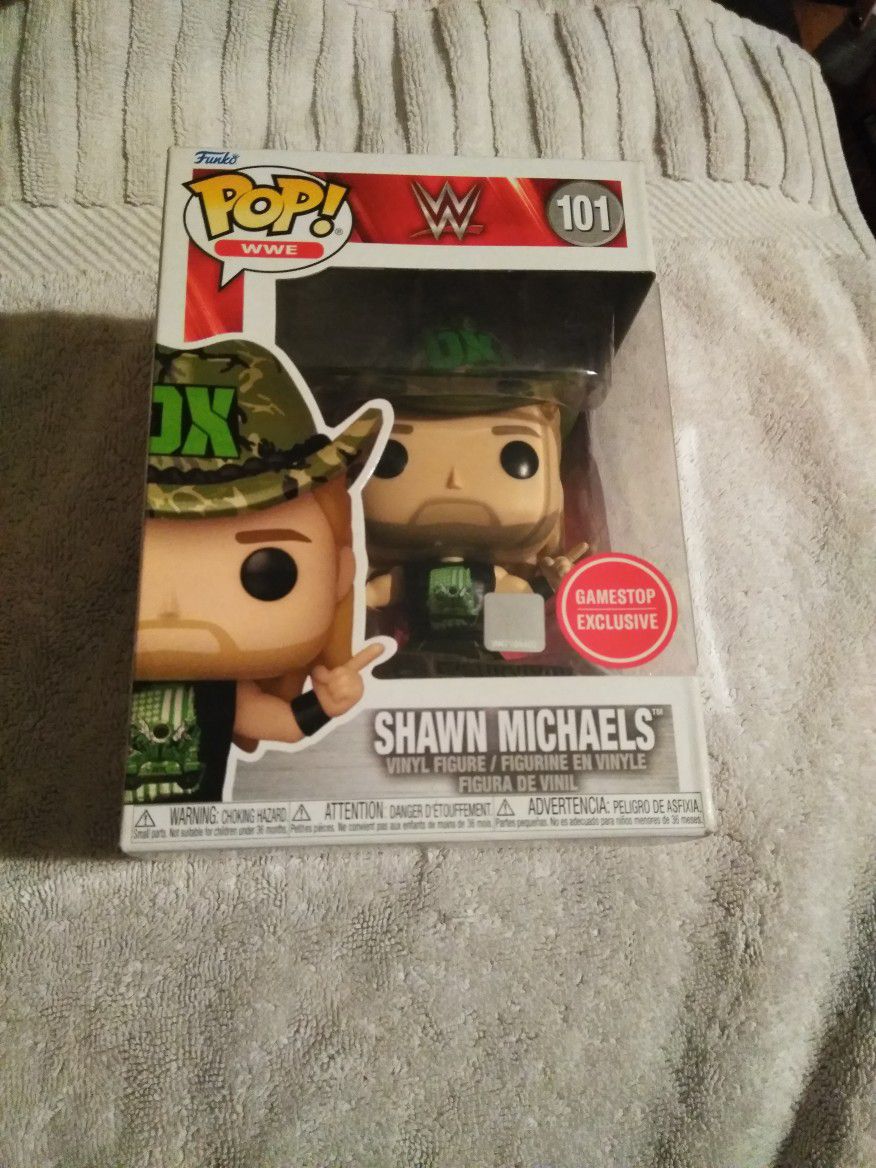 Funko Pop WWE Shawn Michaels #101. New In Box Mint Condition 