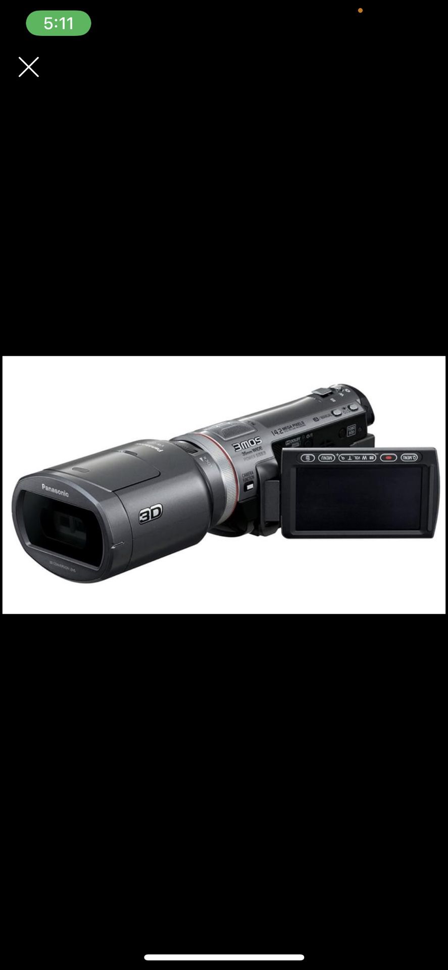 Panasonic HDC-SDT750, High Definition 3D Camcorder