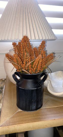 Fall floral vase