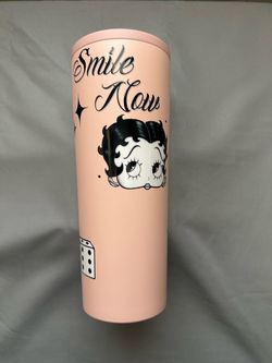Smile Now, Cry Later BettyBoop 24oz Stainless Steel Tumbler