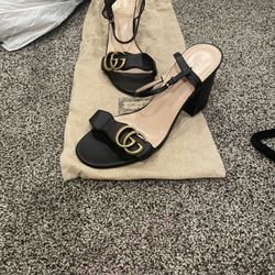 I Have Gucci Shoes And Red Bottoms only a couple years old and the other shoes are just from Macy’s