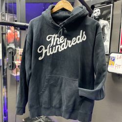 The Hundreds Logo Black Hoodie Men's Size M Jacket