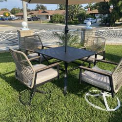 Brand New Patio Table Set 6 Pieces
