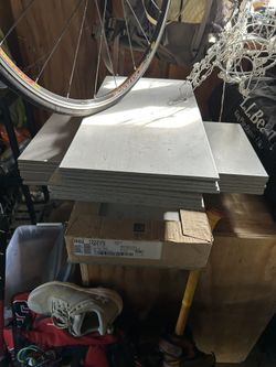 Deluxe Flooring Tiles 12 X 4 X 3/8 White Ash  15 Pieces 